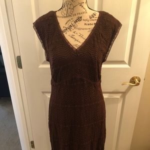 Dress Barn Dress Size 8 Brown